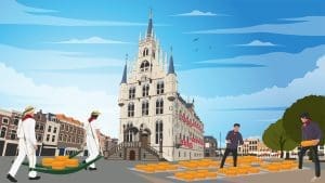 Gouda cheese market and historic town hall day trip from Amsterdam