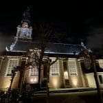 Westerkerk church Amsterdam at night, a highlight on private walking tours of the city
