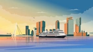 Rotterdam modern skyline and harbour day trip from Amsterdam