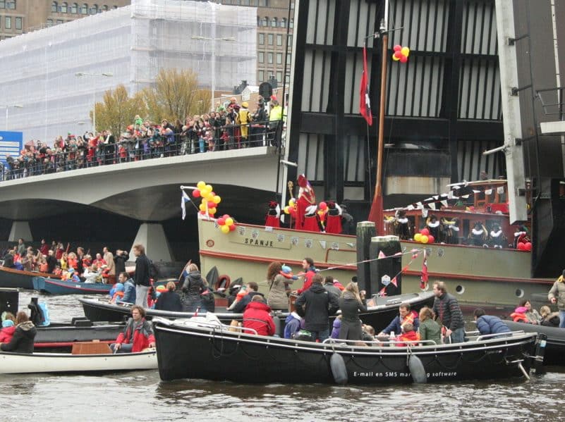 Sinterklaas arrival in Amsterdam Sinterklaas arrival in Amsterdam