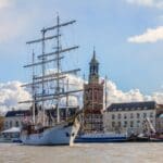 Historic Hanseatic town of Kampen along the IJssel river on a private tour of the Netherlands