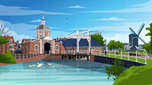 Leiden historic university city and canals day trip from Amsterdam