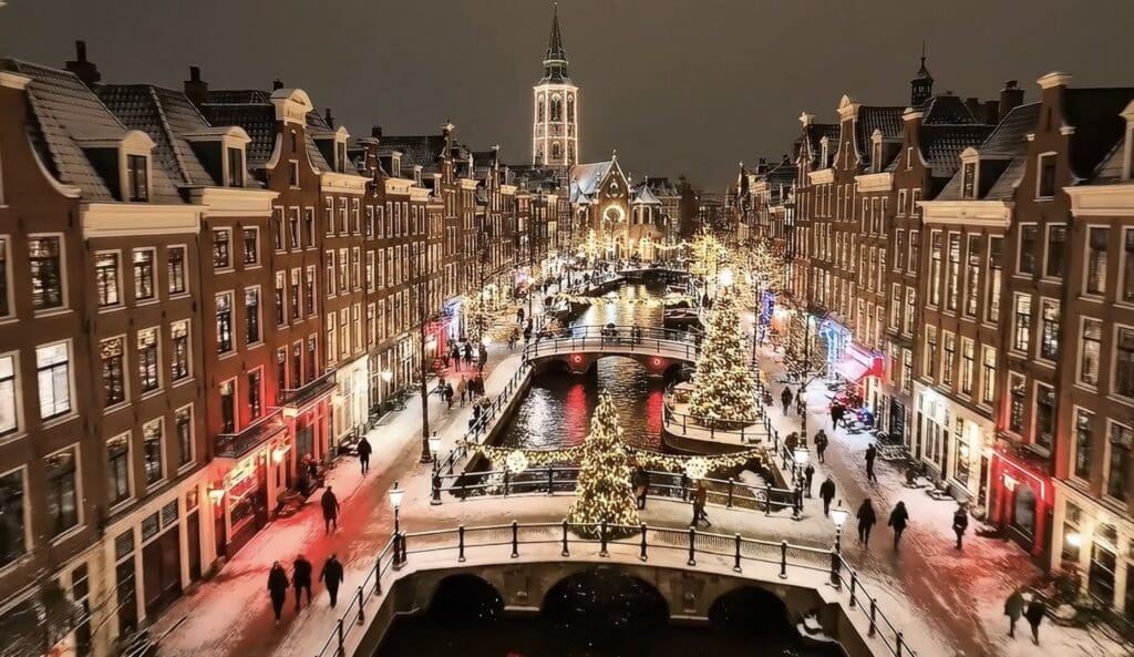 Fake AI Image of Amsterdam at Xmax