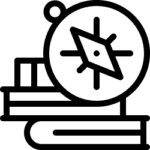 compass & books icon
