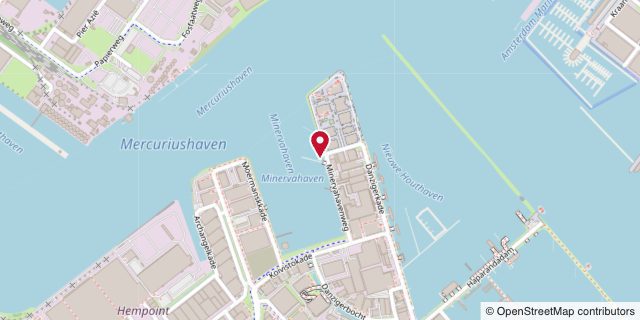 Map of Minervahaven - passenger jetty river cruise berth